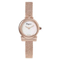 Ferragamo Gancini Quartz White Mother of Pearl Dial Ladies Watch SFIK00919