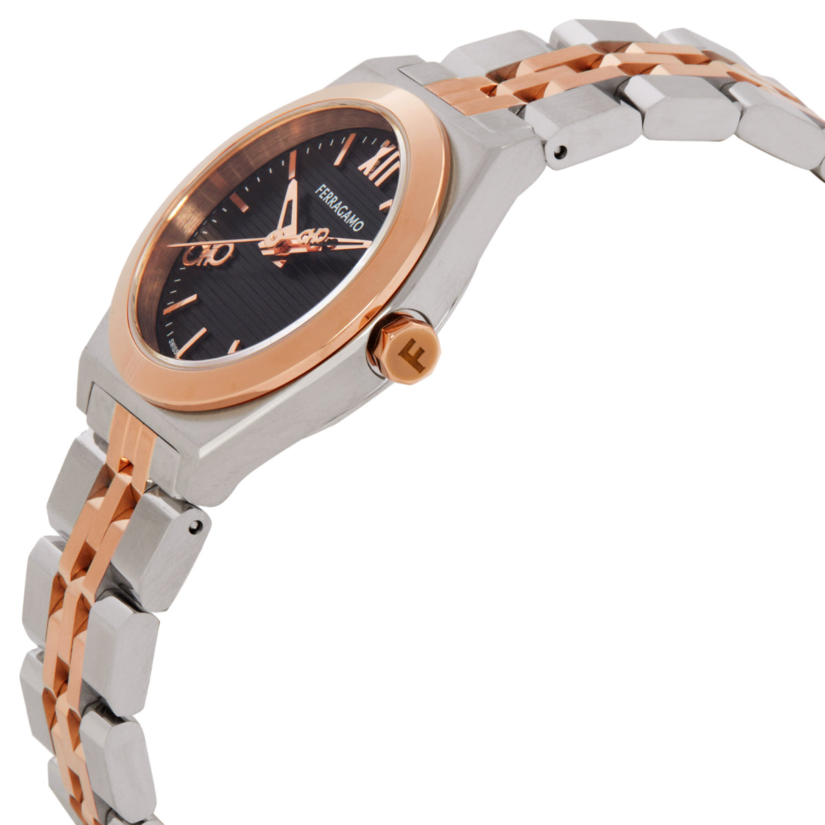 Ferragamo Vega New Quartz Black Dial Ladies Watch SFKJ00624