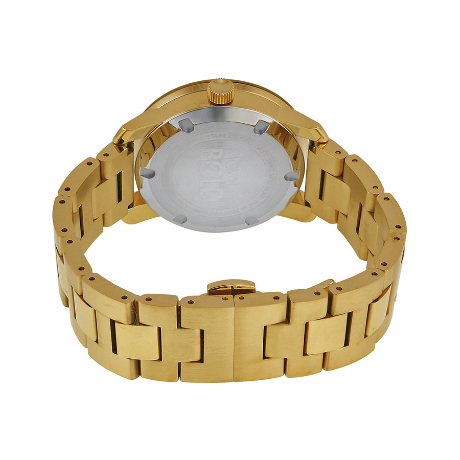 Movado Bold Champagne Dial Yellow Gold Ion-pated Ladies Watch 3600085