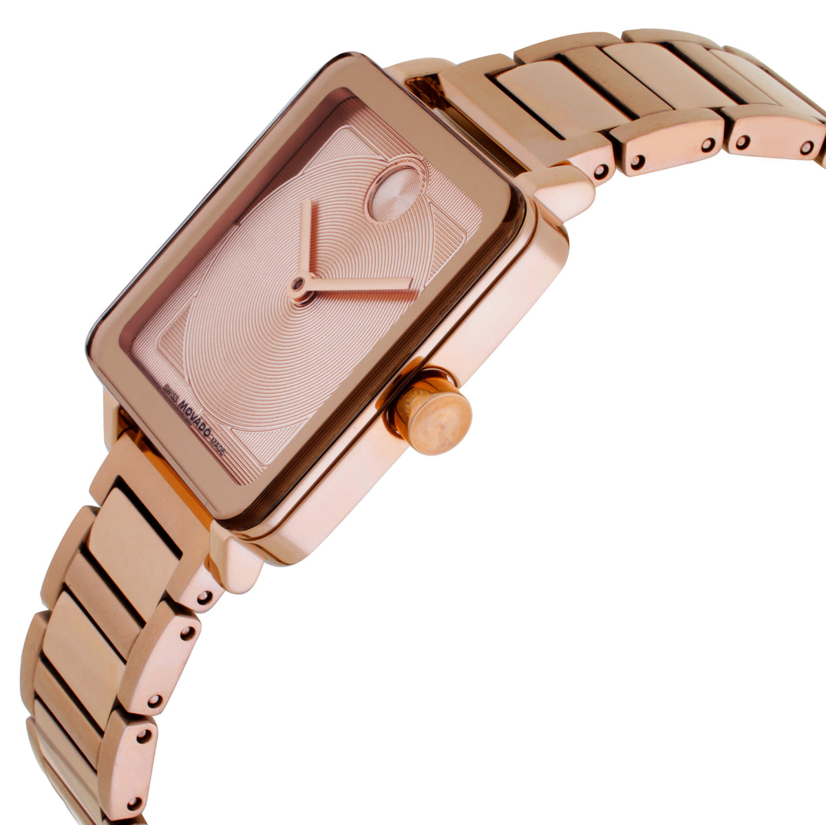 Movado Bold Evolution 2.0 Quartz Rose Gold Dial Ladies Watch 3601163