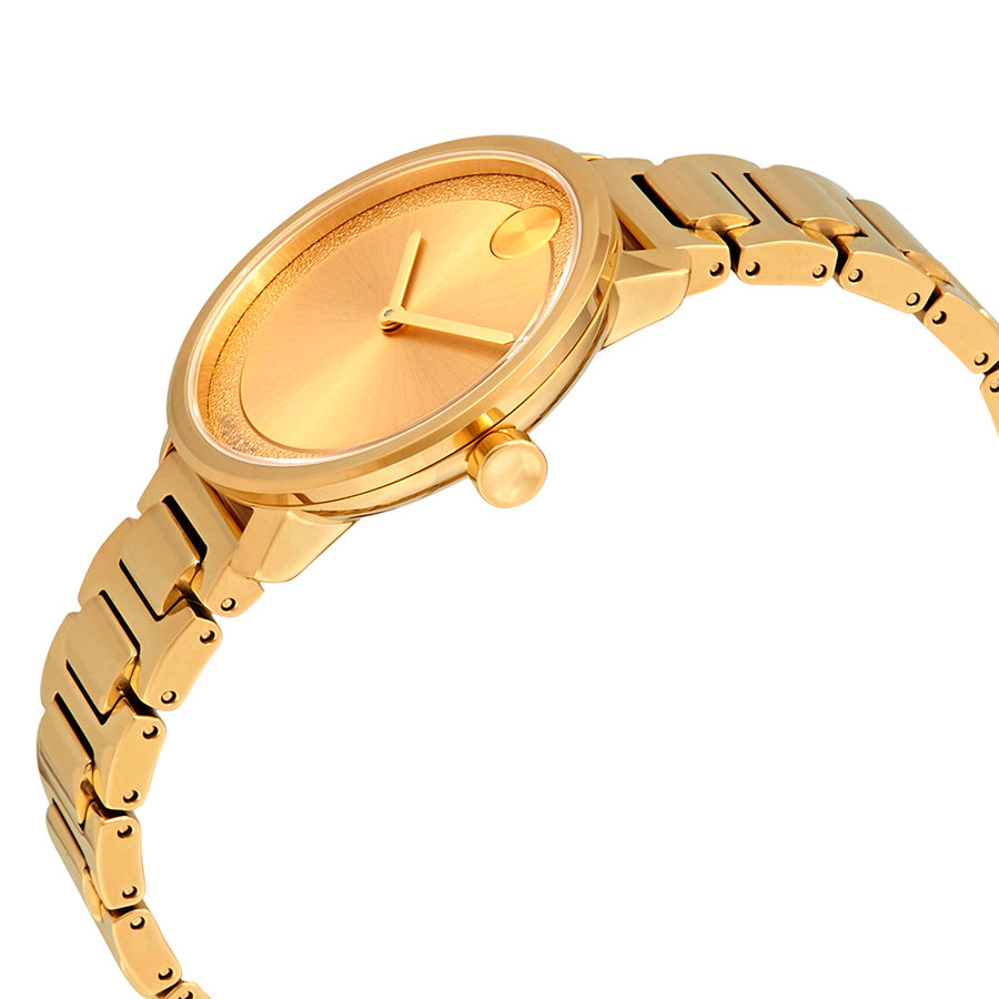 Movado Bold Pale Gold Dial Ladies Watch 3600502