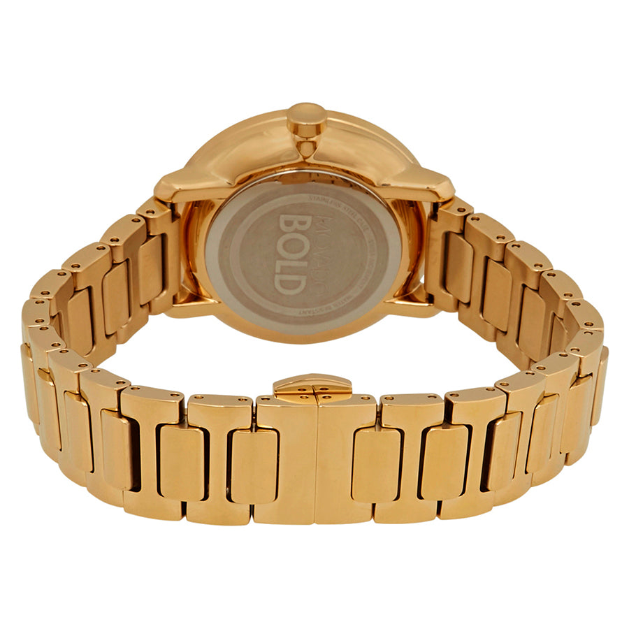 Movado Bold Pale Gold Dial Ladies Watch 3600502