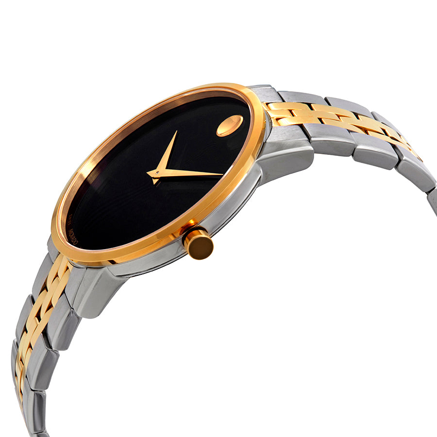 Movado Museum Classic Black Dial Two-tone Men's Watch 0607200