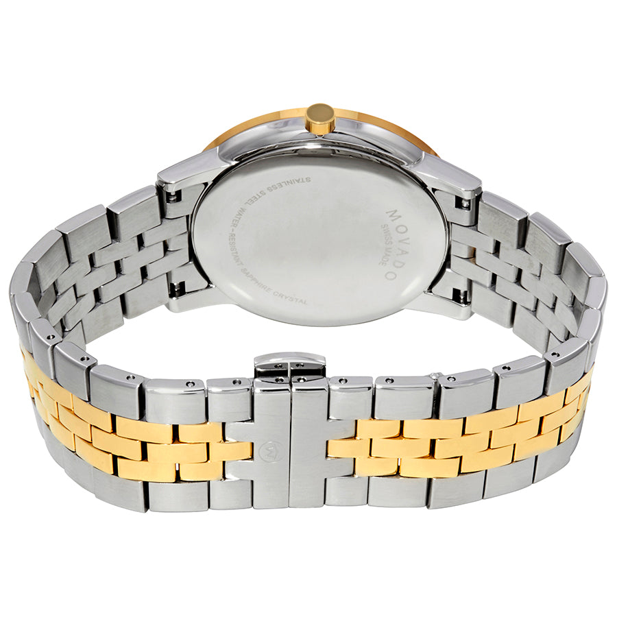 Movado Museum Classic Black Dial Two-tone Men's Watch 0607200