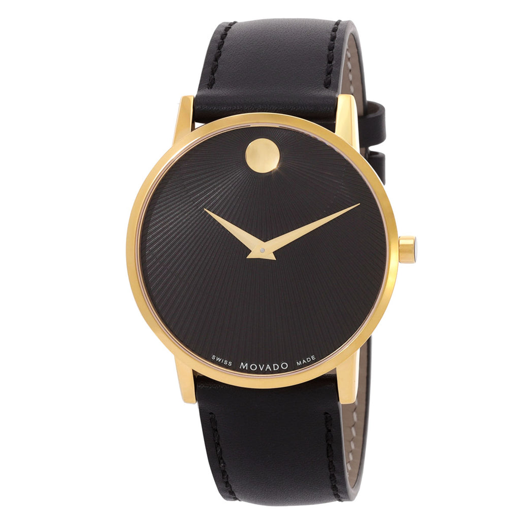 Movado Museum Classic Quartz Black Dial Men's Watch 607799