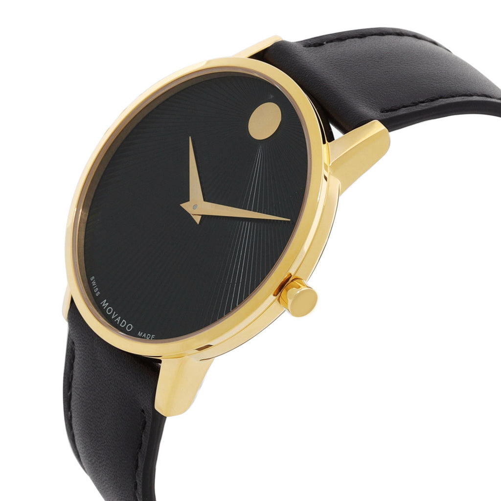 Movado Museum Classic Quartz Black Dial Men's Watch 607799