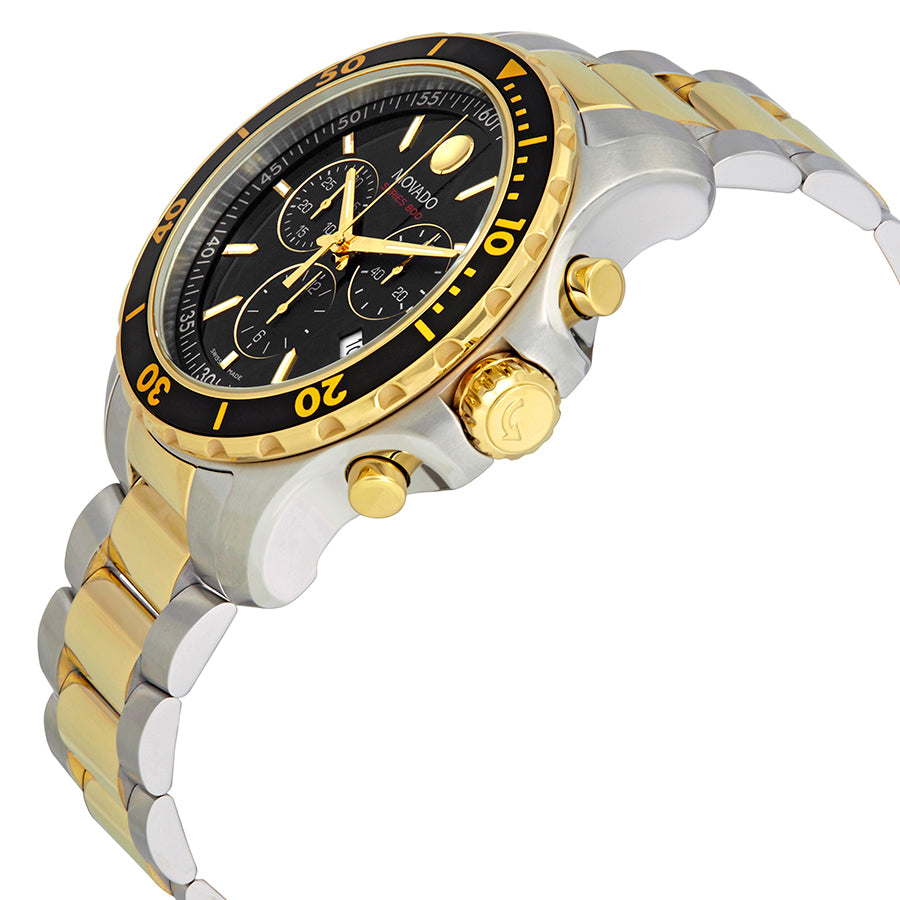 Movado Series 800 Chronograph Black Dial Men's Watch 2600146