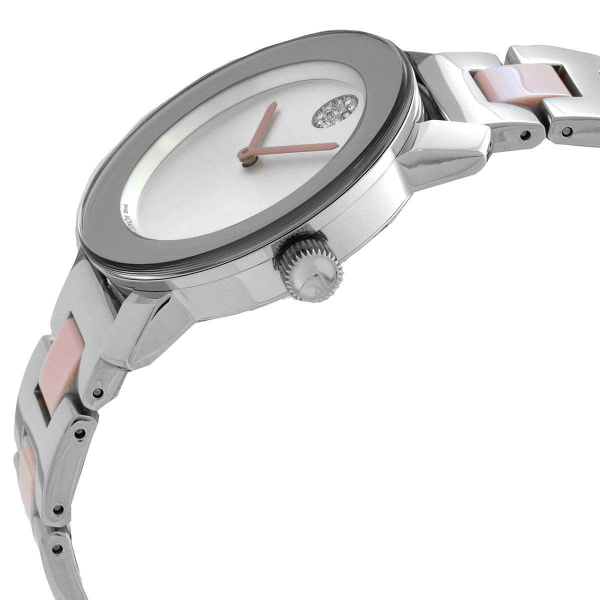 Open Box - Movado Bold Quartz Silver Dial Ladies Watch 3600801