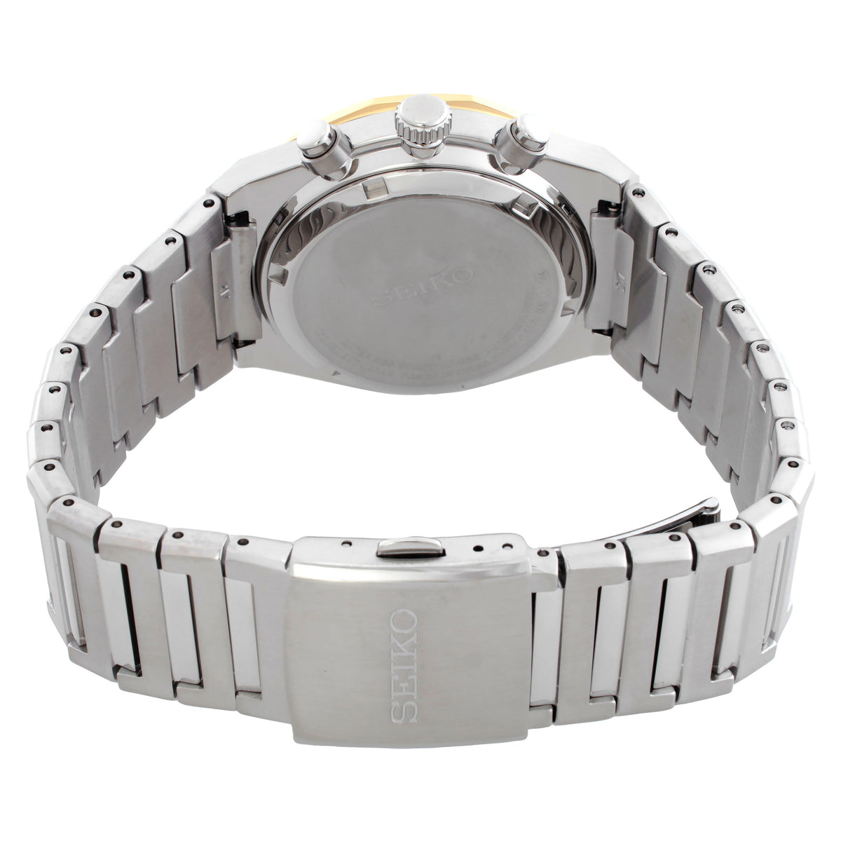 Seiko Essentials Chronograph Quartz Champagne Dial Men's Watch HGK001P1