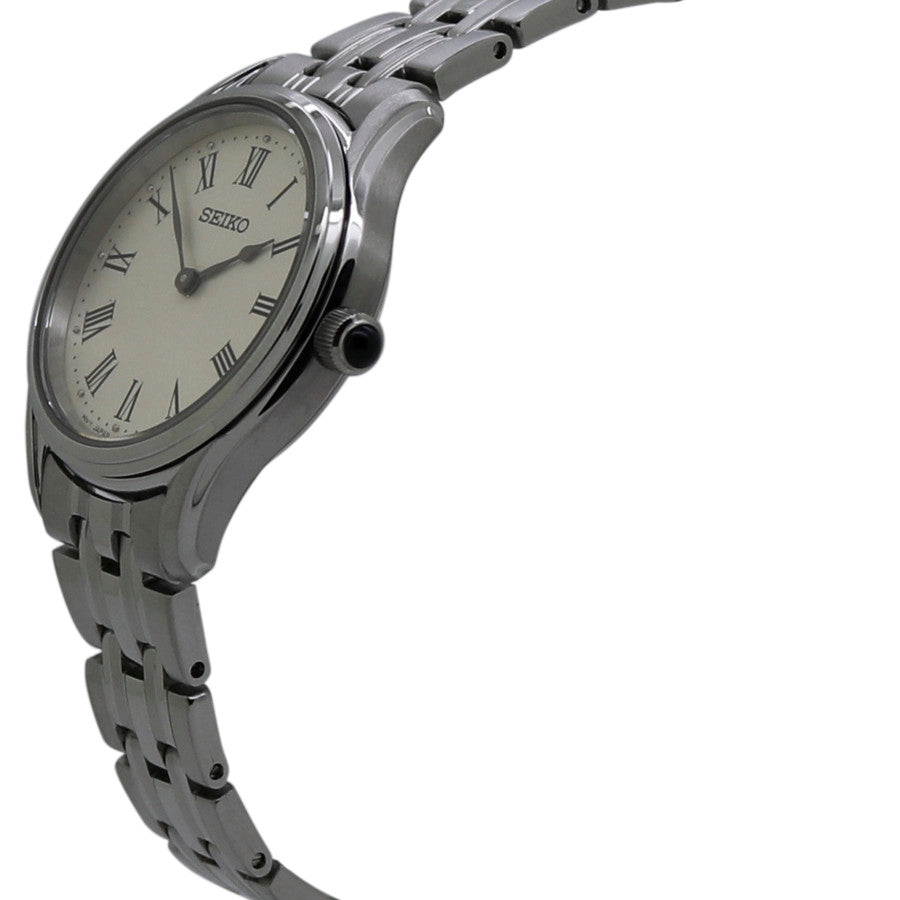 Seiko Quartz Cream Dial Ladies Watch SWR069P1
