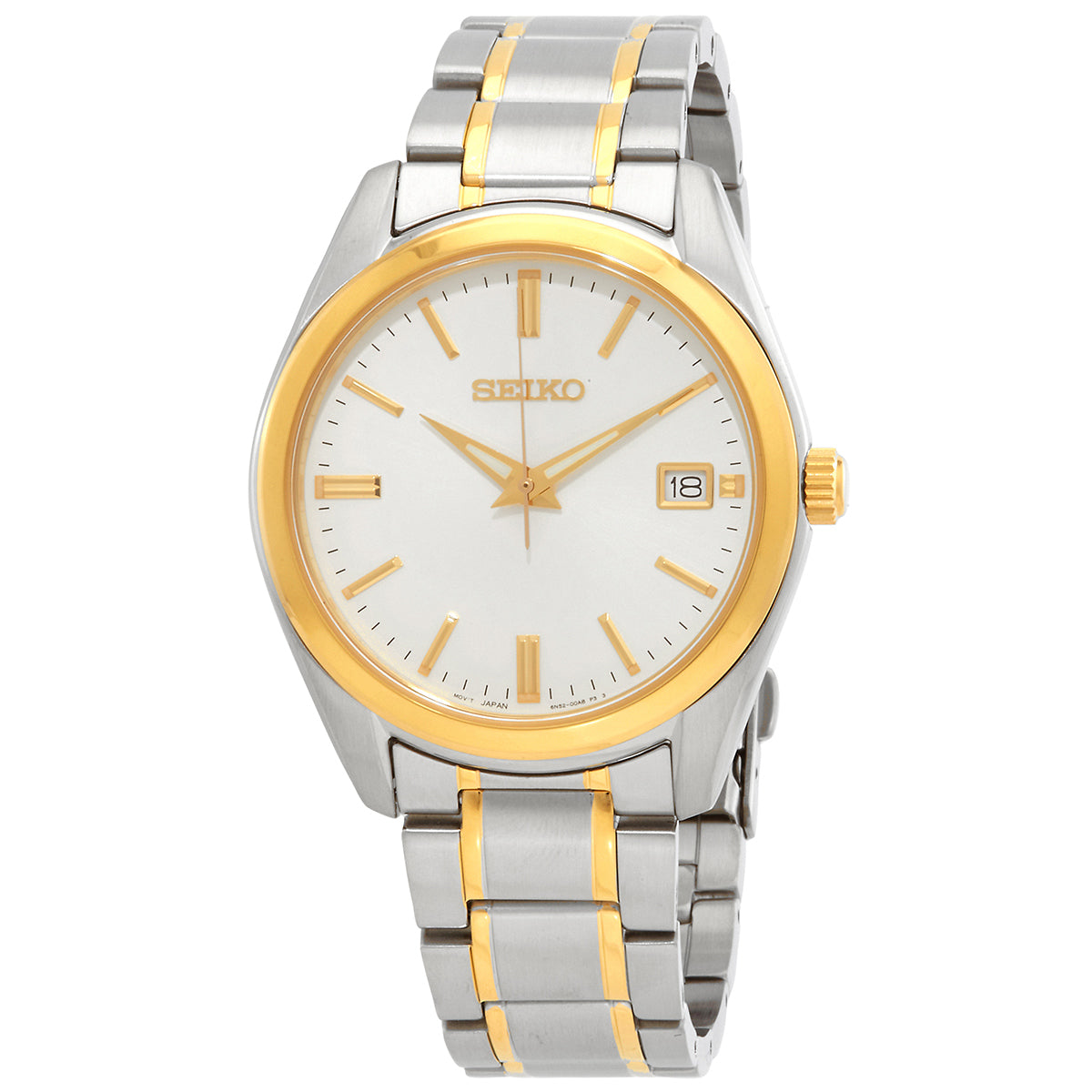Seiko Quartz White Dial Men's Watch SUR312P1