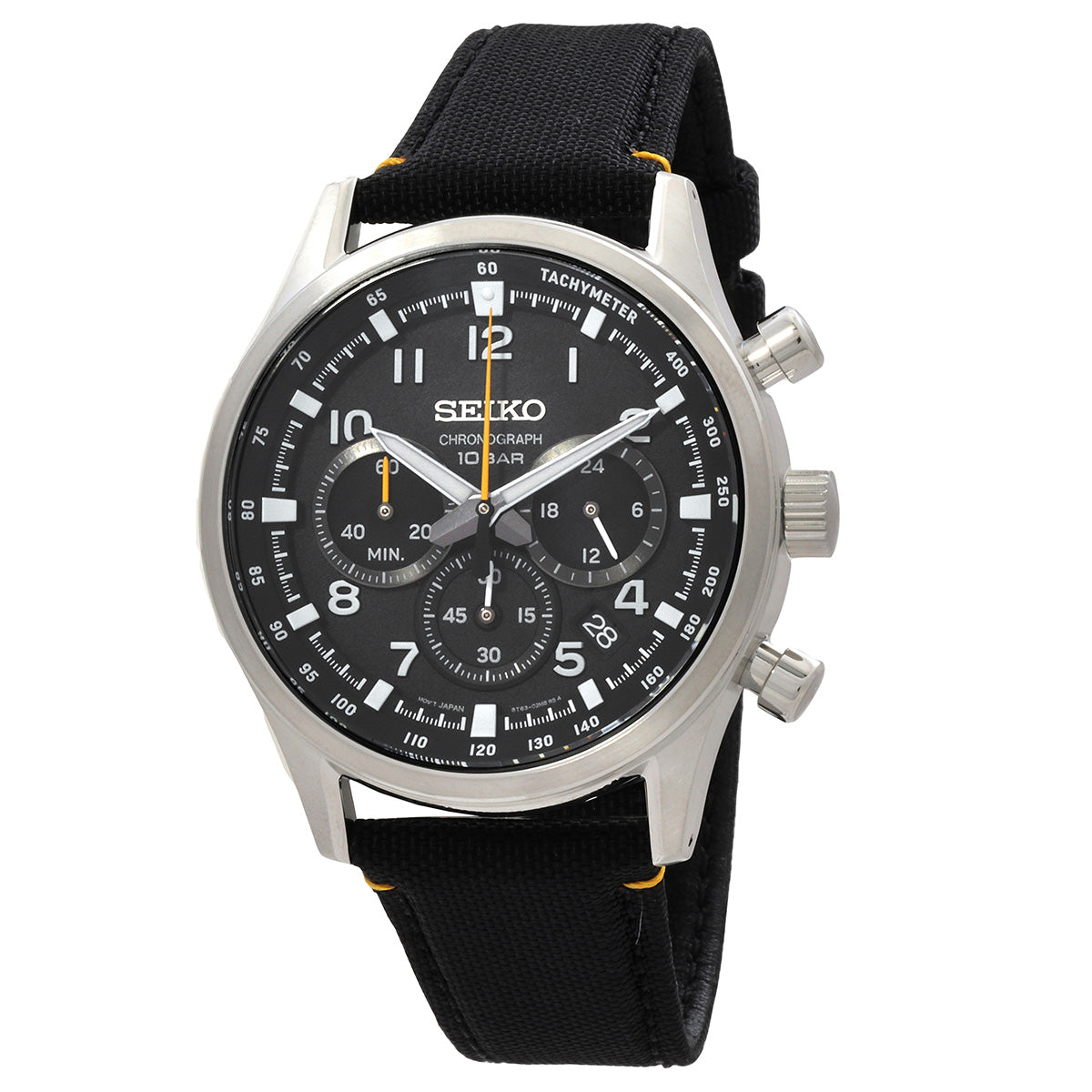 Seiko Sport Chronograph Quartz Black Dial Men's Watch SSB449P1