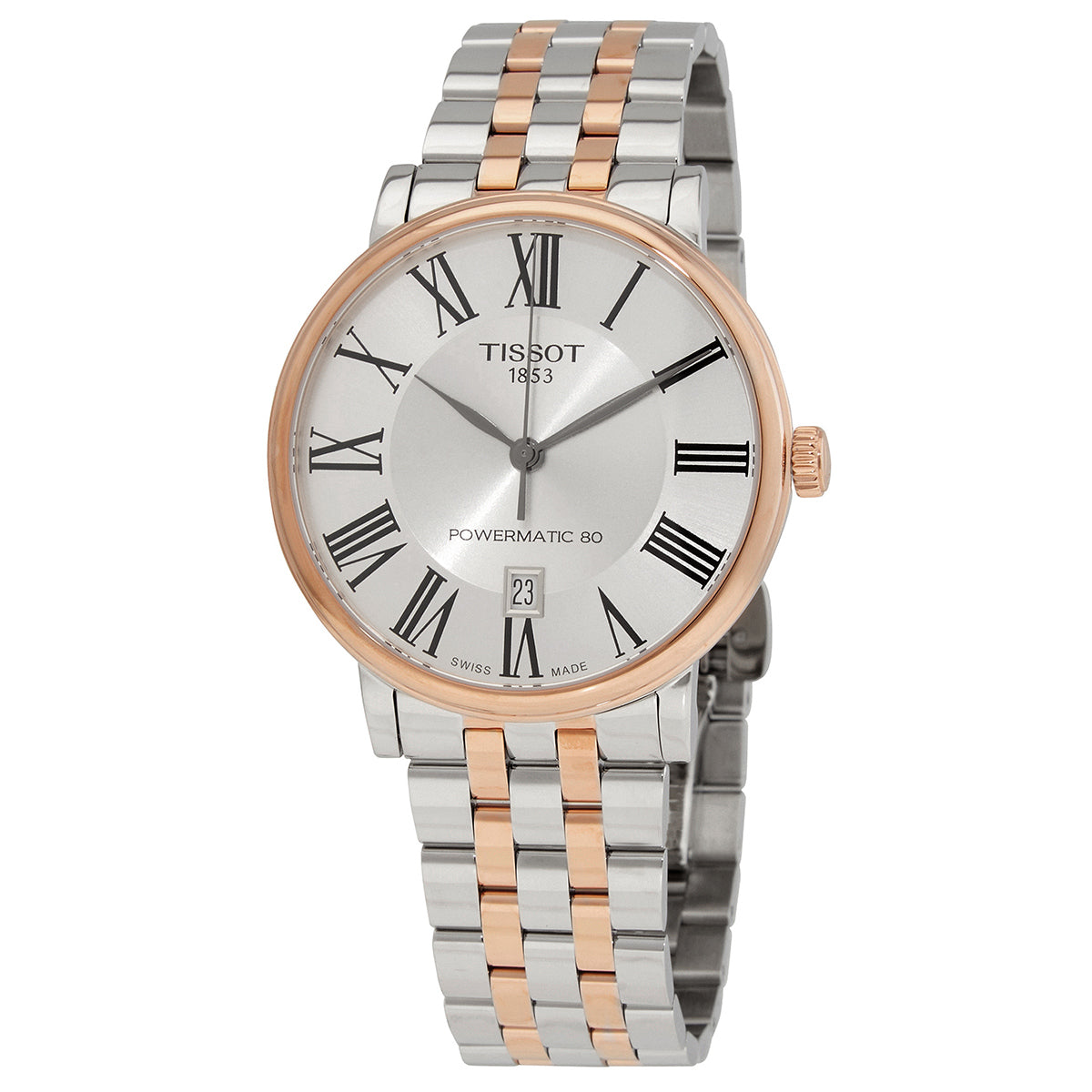 Tissot Carson Automatic Silver Dial Two-tone Men's Watch T122.407.22.033.00