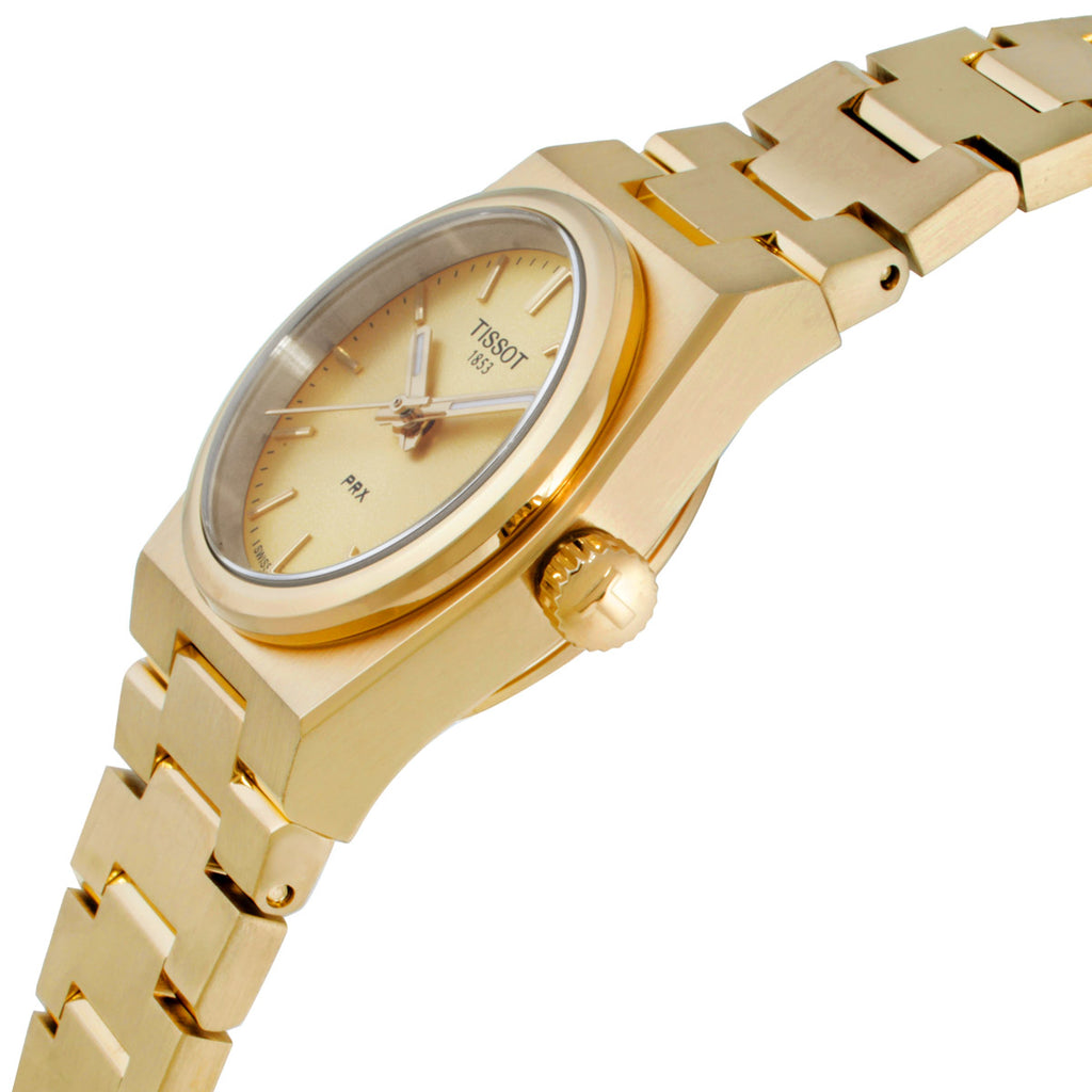Tissot PRX 25 Quartz Champagne Dial Ladies Watch T1370103302100