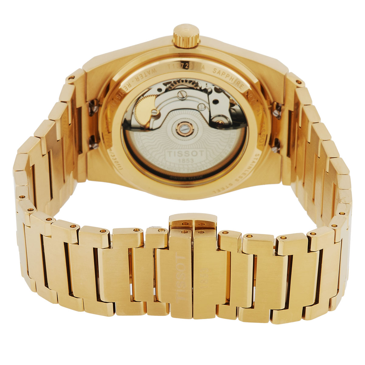 Tissot PRX Powermatic 80 Automatic Champagne Dial Ladies Watch T1372073302100