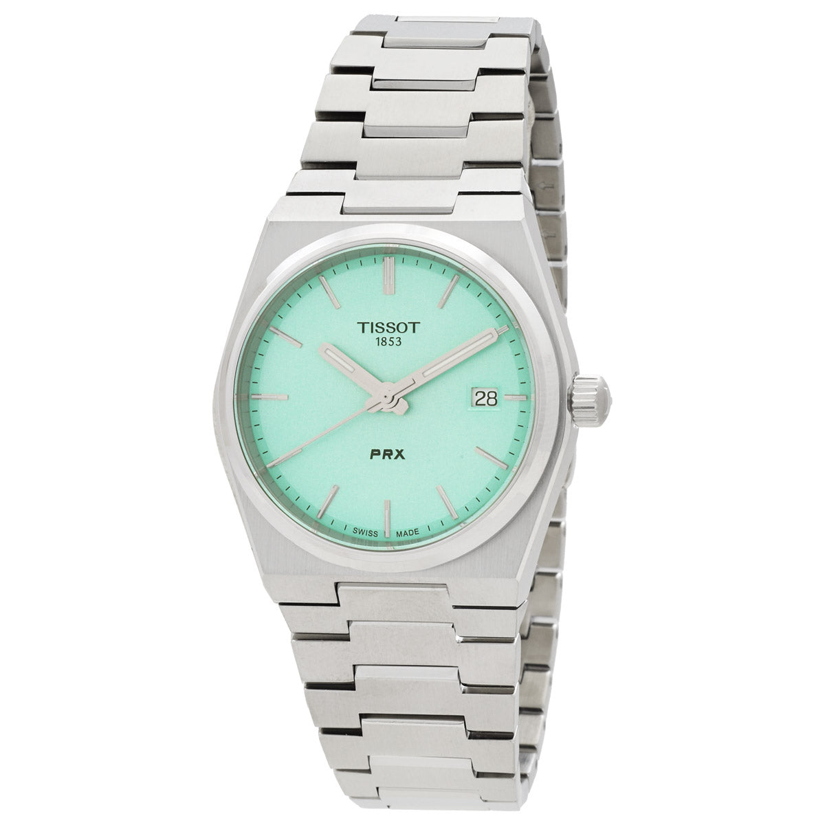 Tissot PRX Quartz Light Green 35mm Dial Ladies Watch T1372101109100