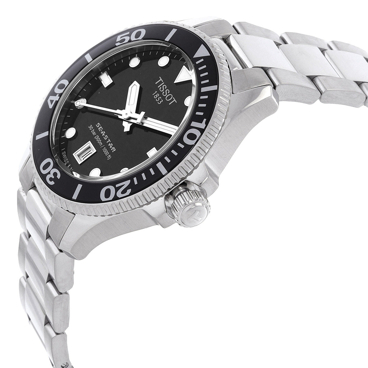 Tissot Seastar 1000 Quartz Black Dial Unisex Watch T1202101105100