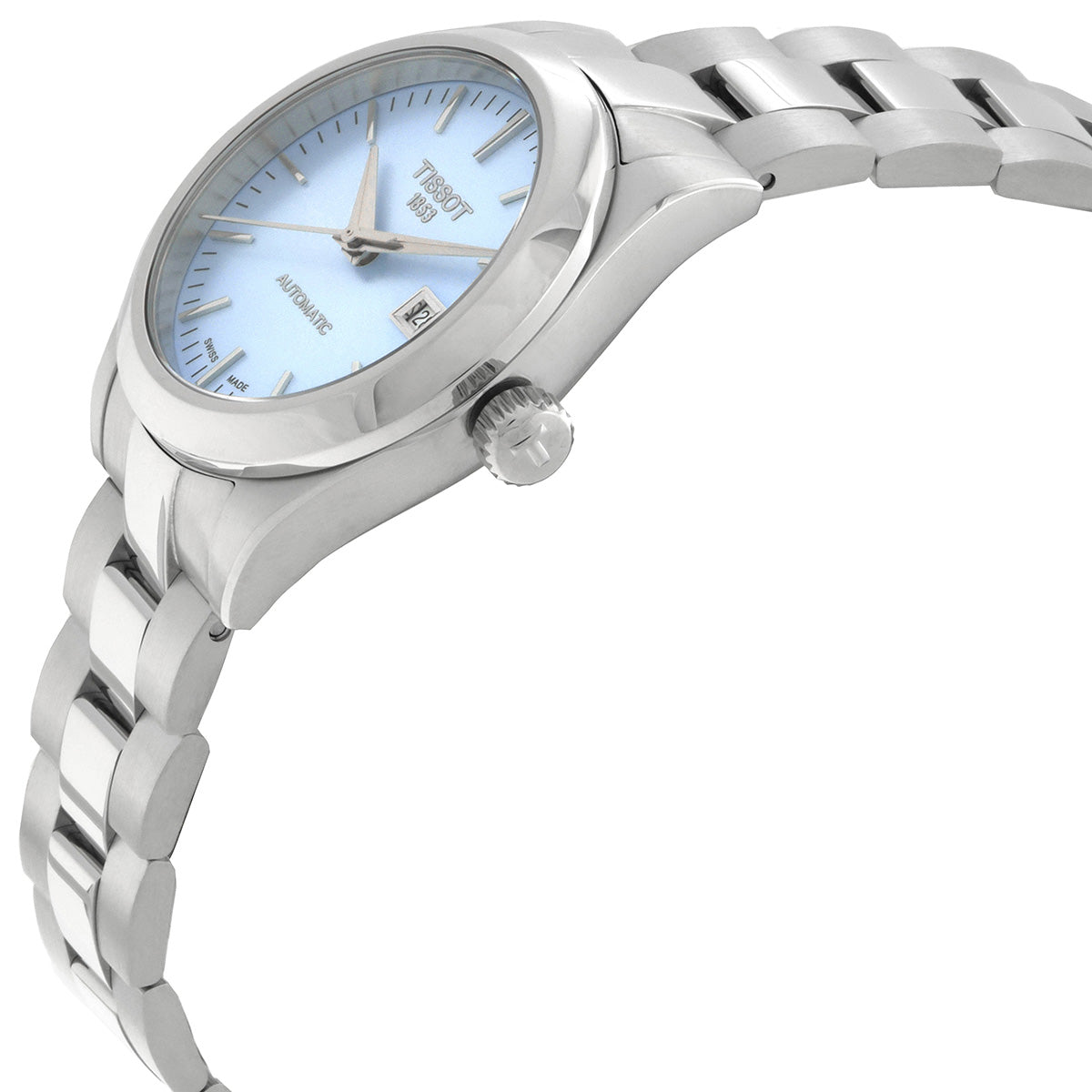 Tissot T-Classic Automatic Blue Dial Ladies Watch T1320071135100