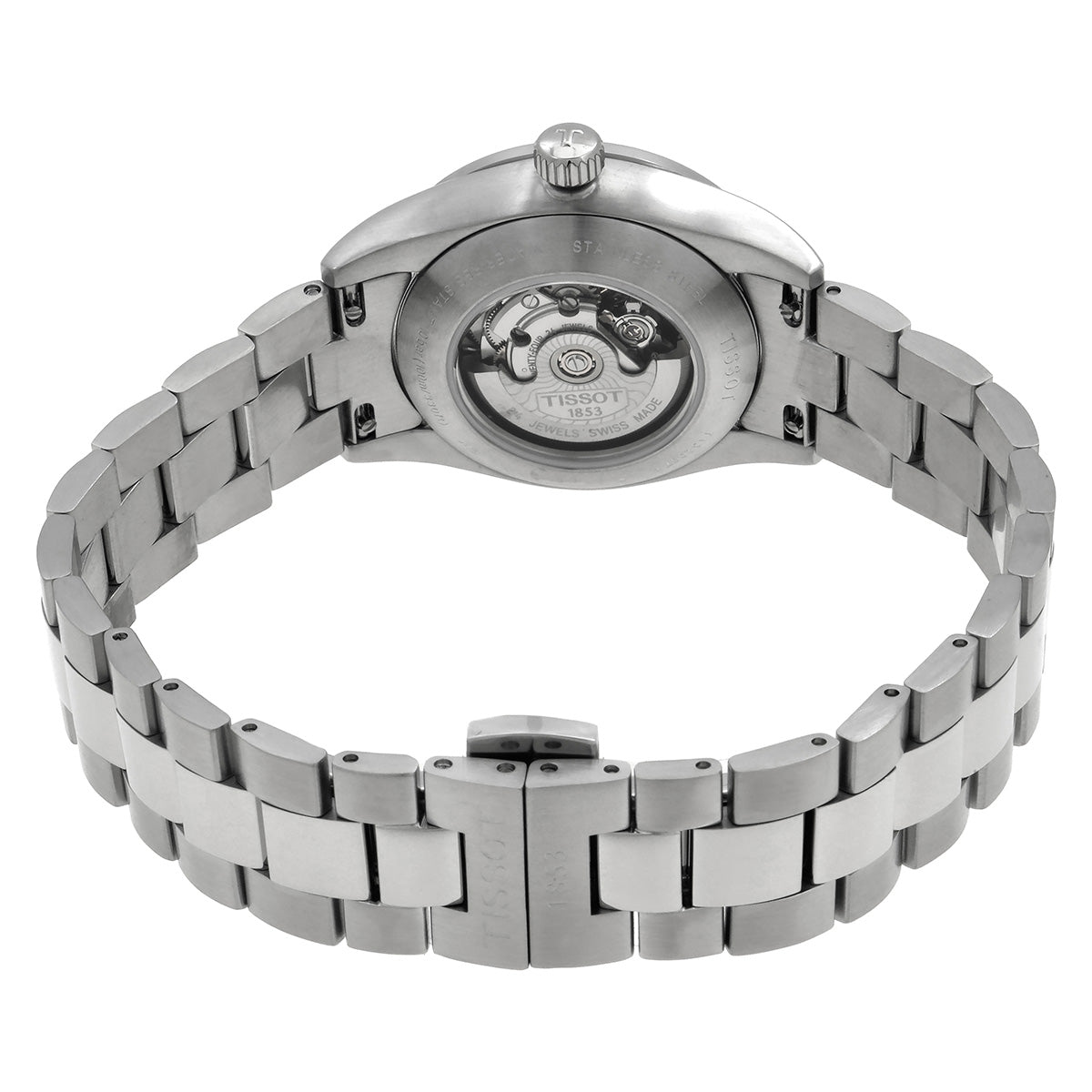Tissot T-Classic Automatic Blue Dial Ladies Watch T1320071135100