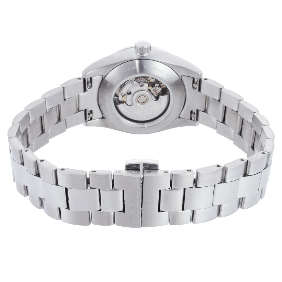 Tissot T-Classic Automatic Diamond Green Dial Ladies Watch T1320071109100