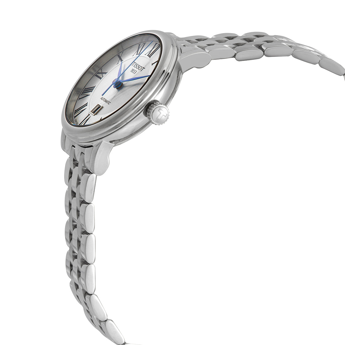 Tissot T-Classic Automatic Silver Dial Ladies Watch T122.207.11.033.00