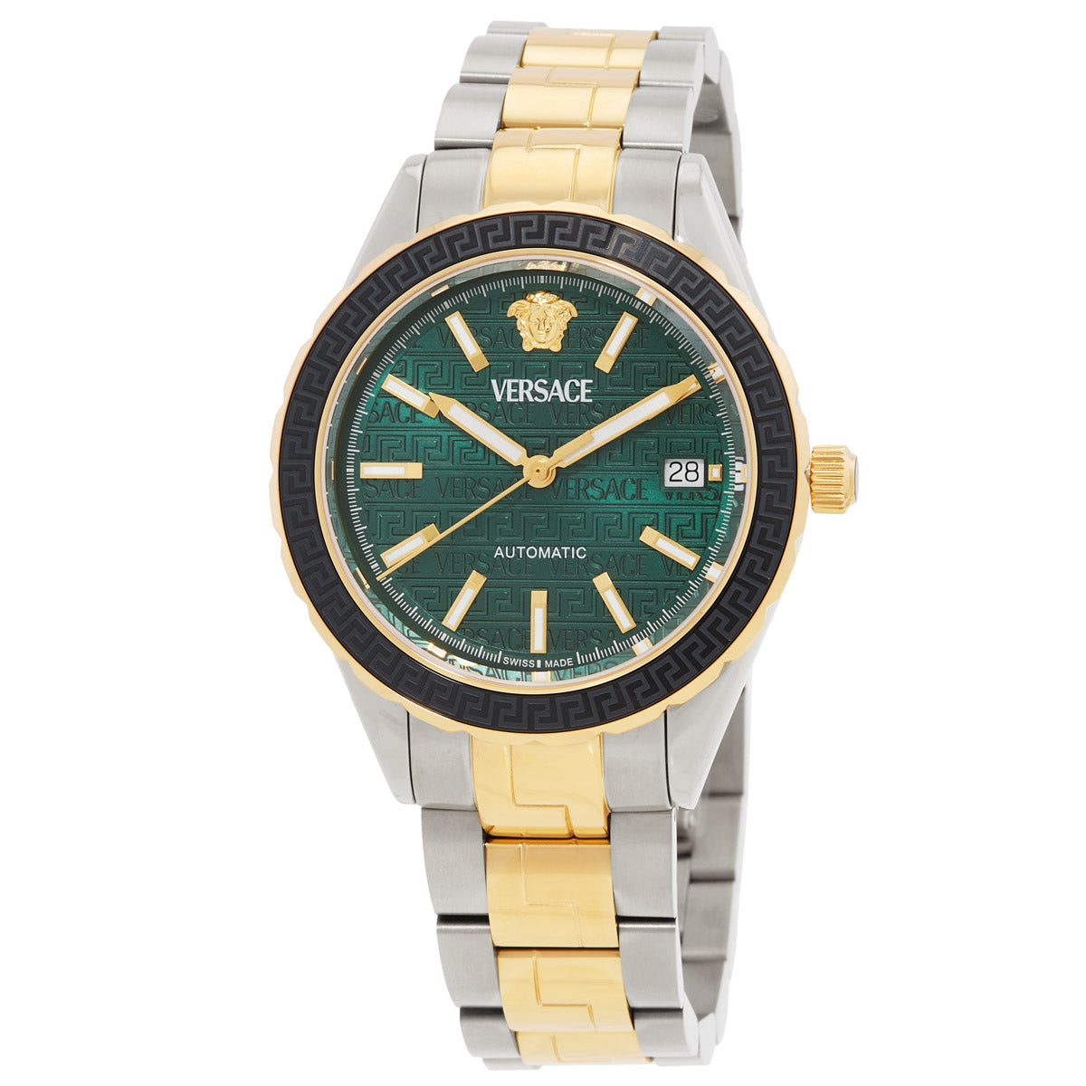 Versace Hellenyium Automatic Green Dial Men's Watch VEQCA0524