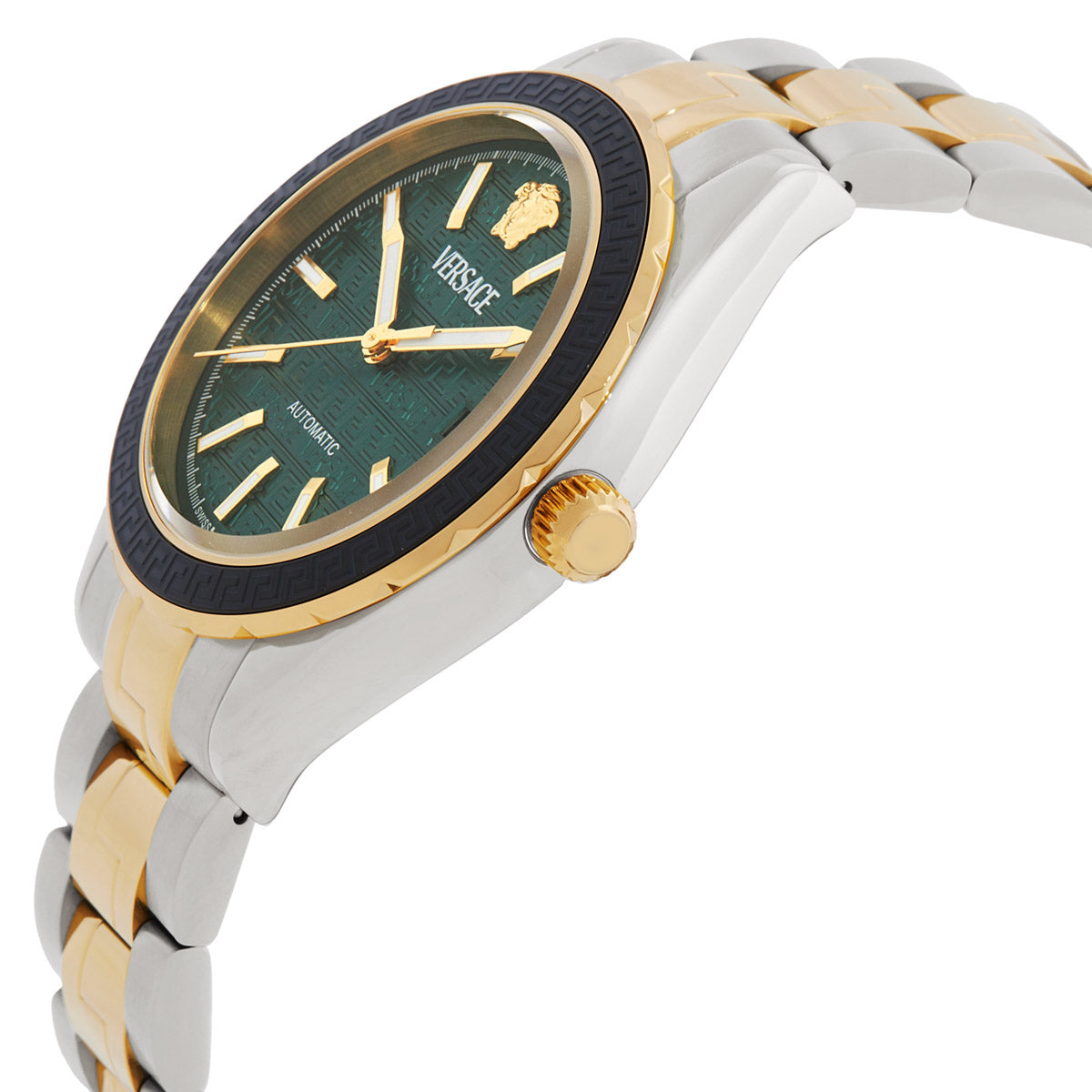 Versace Hellenyium Automatic Green Dial Men's Watch VEQCA0524