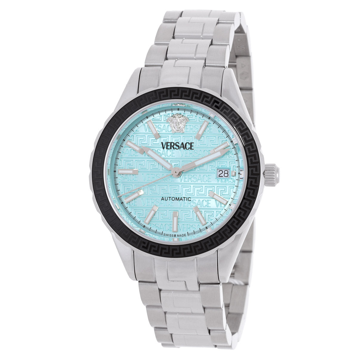 Versace Hellenyium Automatic Turquoise Dial Men's Watch VEQCA0324
