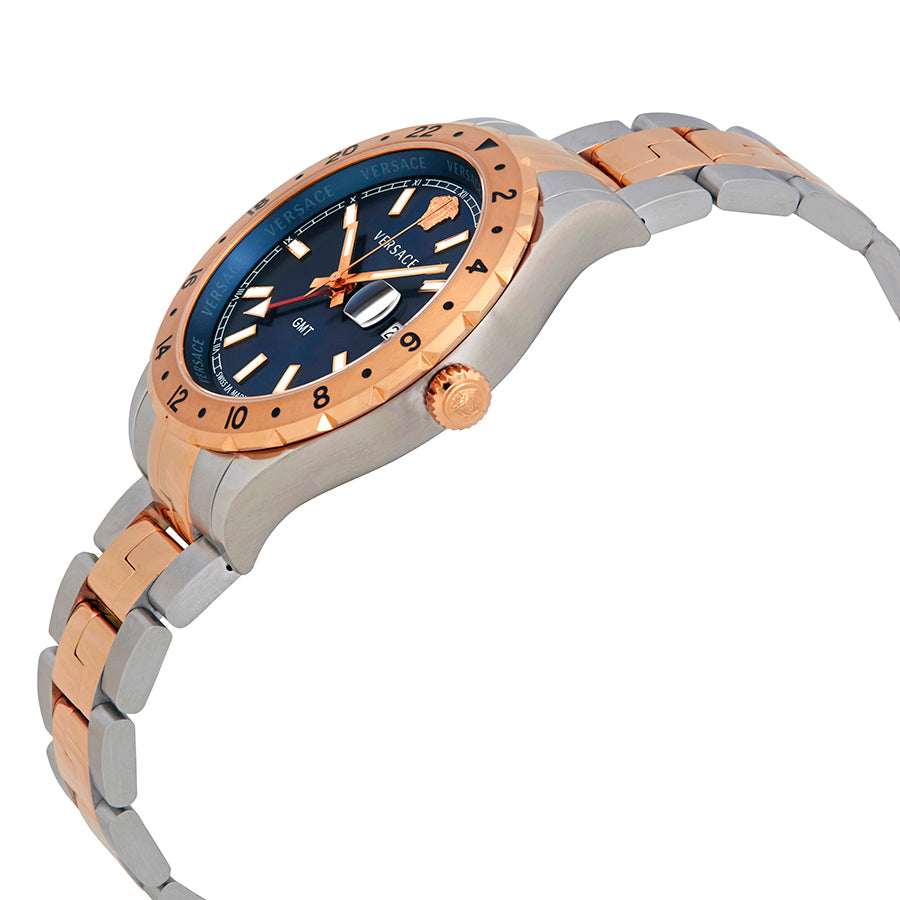 Versace Hellenyium GMT Blue Dial Men's Watch V11060017