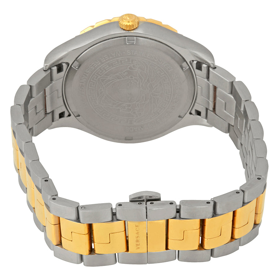 Versace Hellenyium Brown Dial Two-tone Men's Watch V11040015