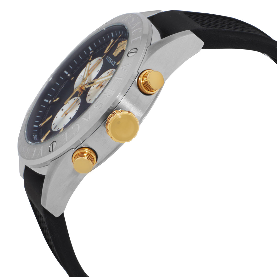 Versace V-Chrono Chronograph Quartz Black Dial Men's Watch VEHB00119